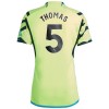 Maillot de Supporter Arsenal Thomas 5 Extérieur 2023-24 Pour Homme